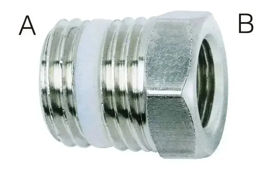 1/2" BSPT X 1/8" BSP THREAD BRASS MALE/FEM REDUCING BUSH