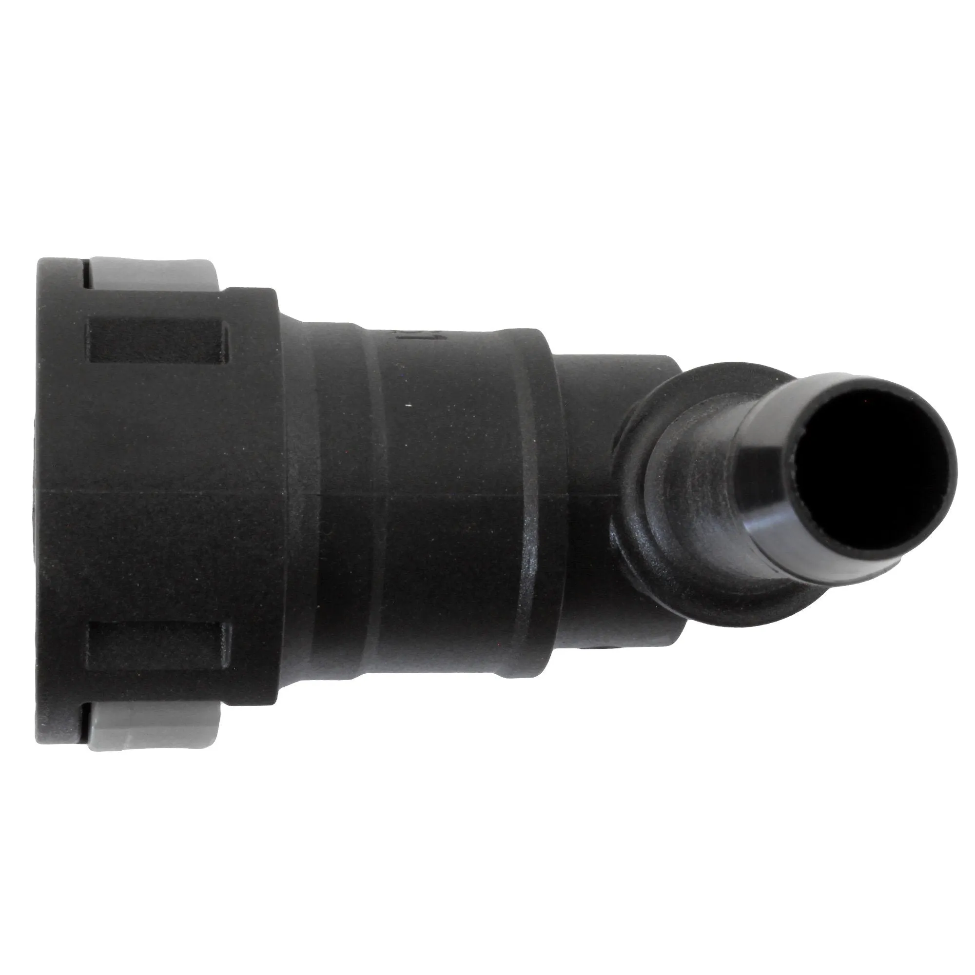 1/2" Steel to 1/2" Nylon Tubing | 90° Push-On | 2ct