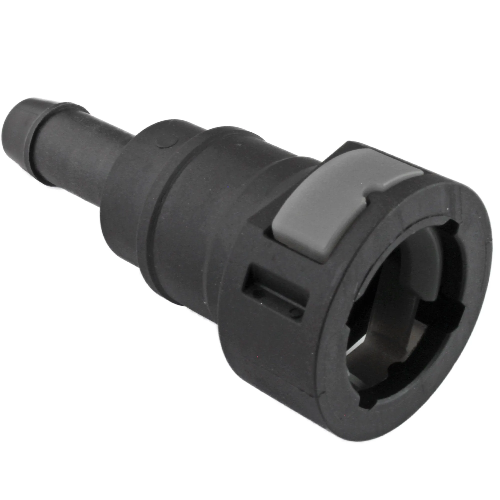1/2" Steel to 1/2" Nylon Tubing | Straight Push-On | 2ct