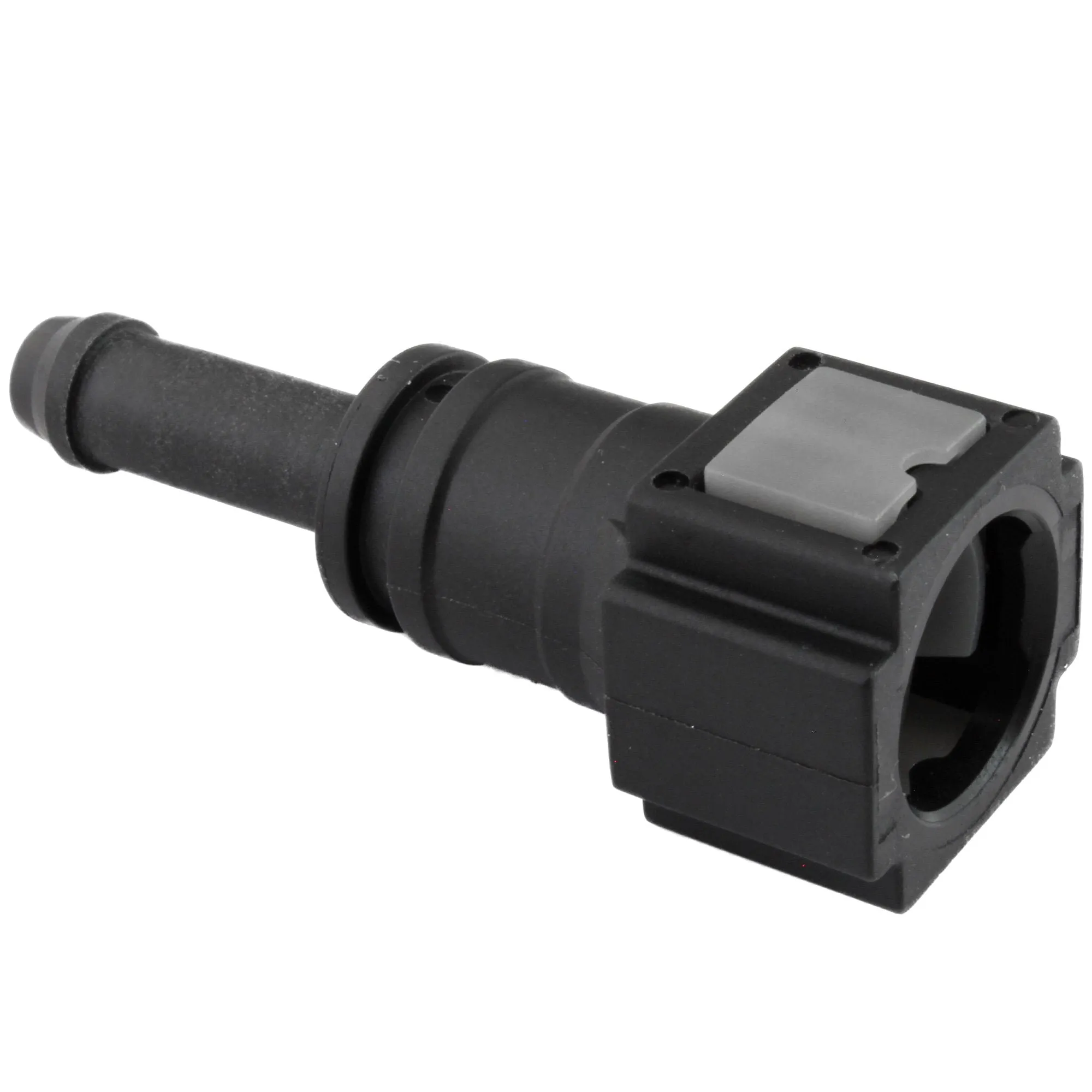 1/4" Steel to 5/16" Nylon Tubing | Straight Push-On | 2ct