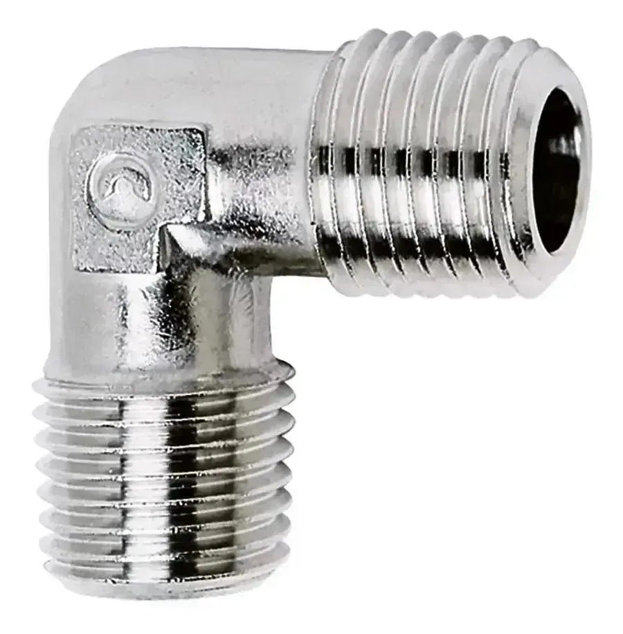 1/8" BSPT MALE EQUAL ELBOW CAMOZZI BRASS 2010-1/8