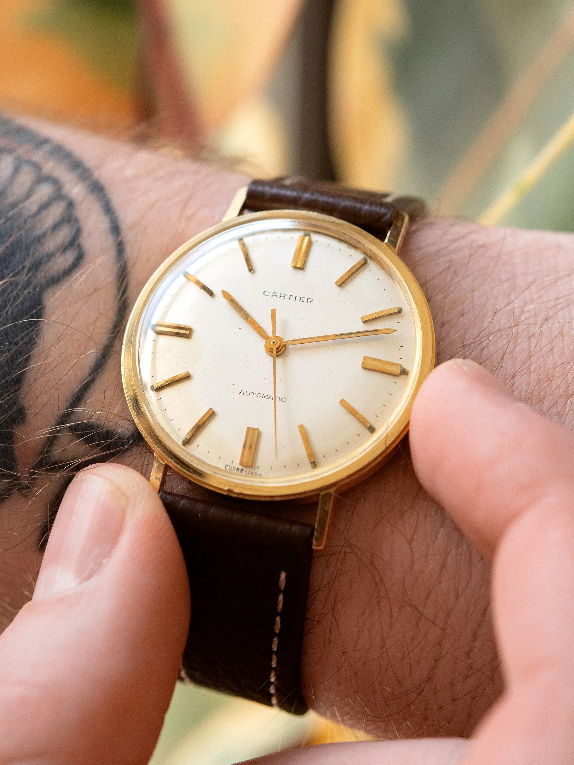 1960s Cartier Dress Watch 18K YG (Ref. 252) Cal. 2520