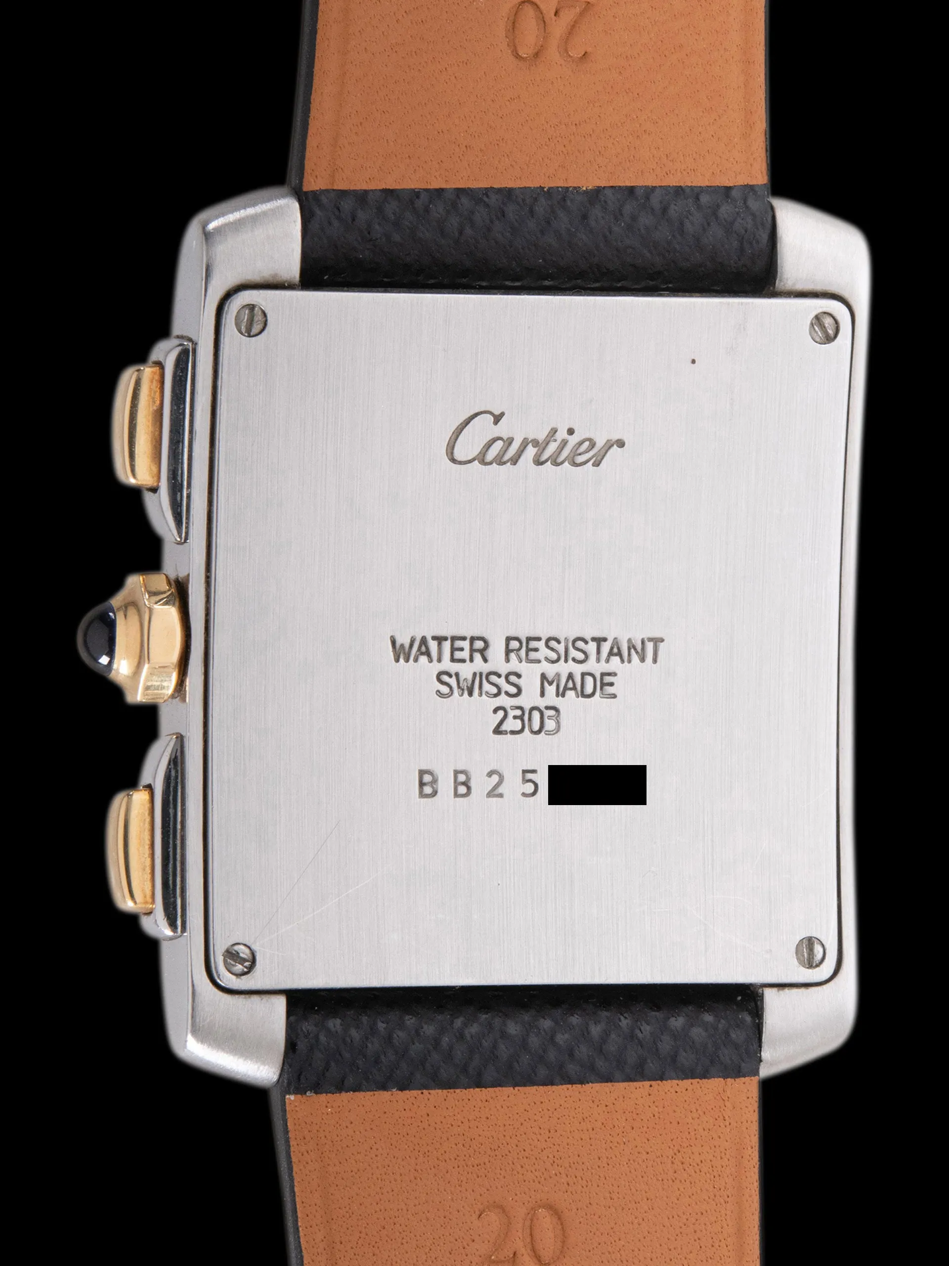 2000s Cartier Two-Tone Tank Francaise Chrono Reflex (Ref. 2303 / W51004Q4) Quartz