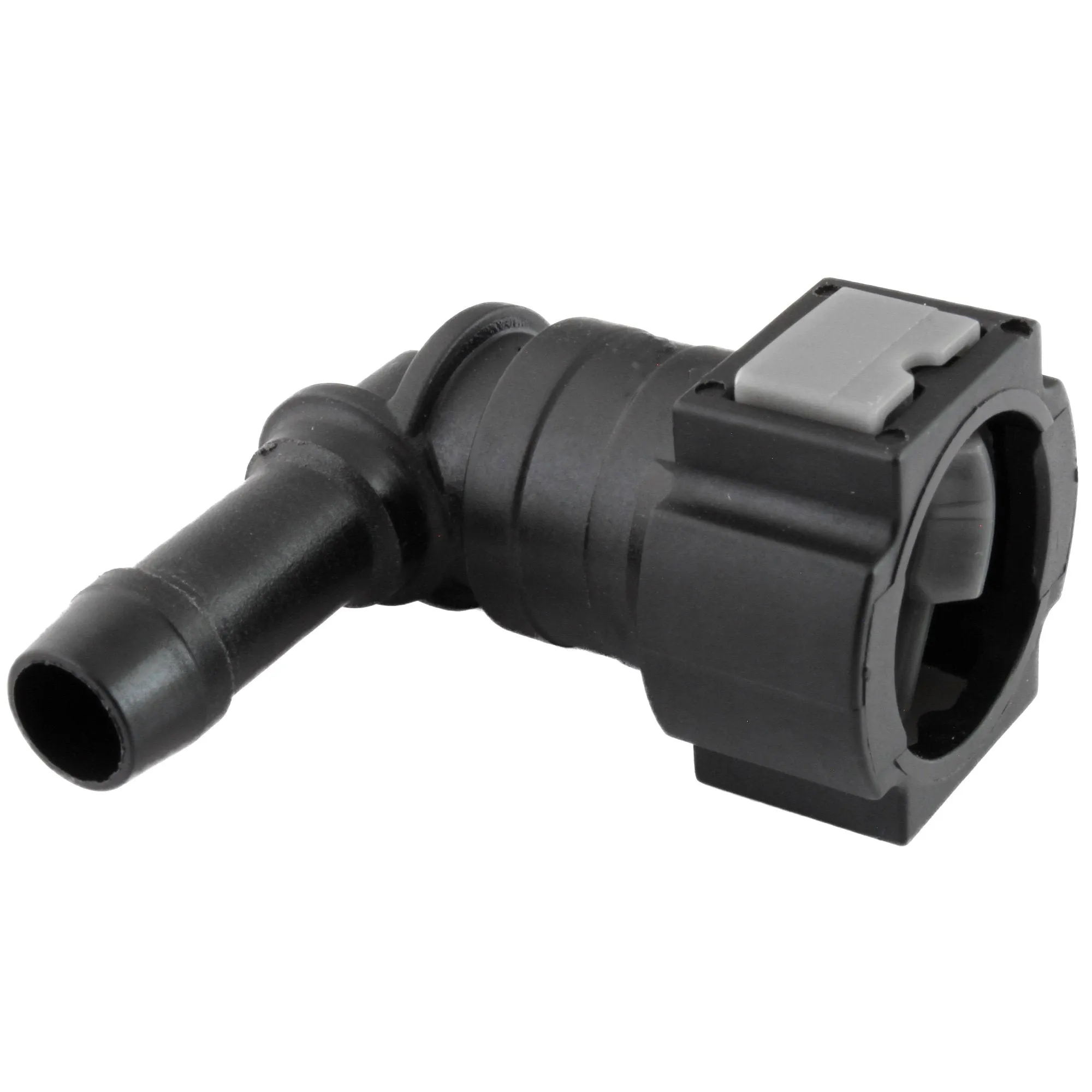 3/8" Steel to 3/8" Nylon Tubing | 90° Push-On | 2ct