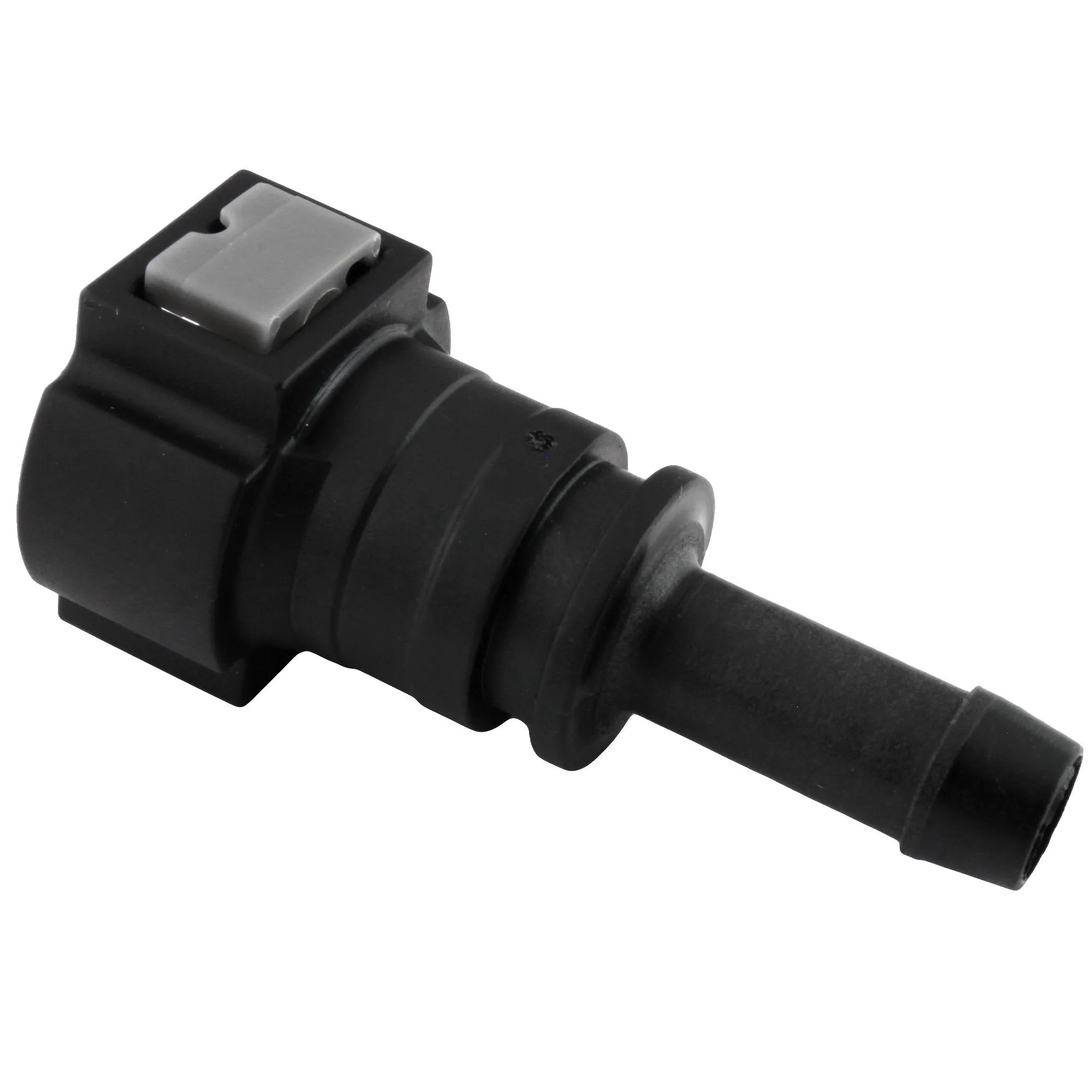 3/8" Steel to 3/8" Nylon Tubing | Straight Push-On | 2ct