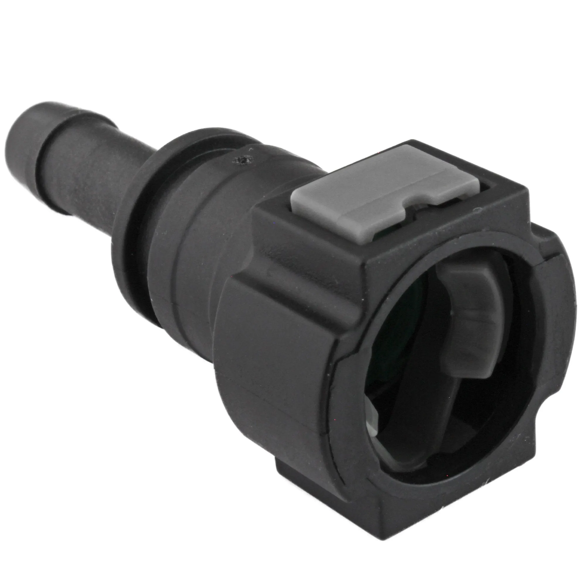 3/8" Steel to 3/8" Nylon Tubing | Straight Push-On | 2ct