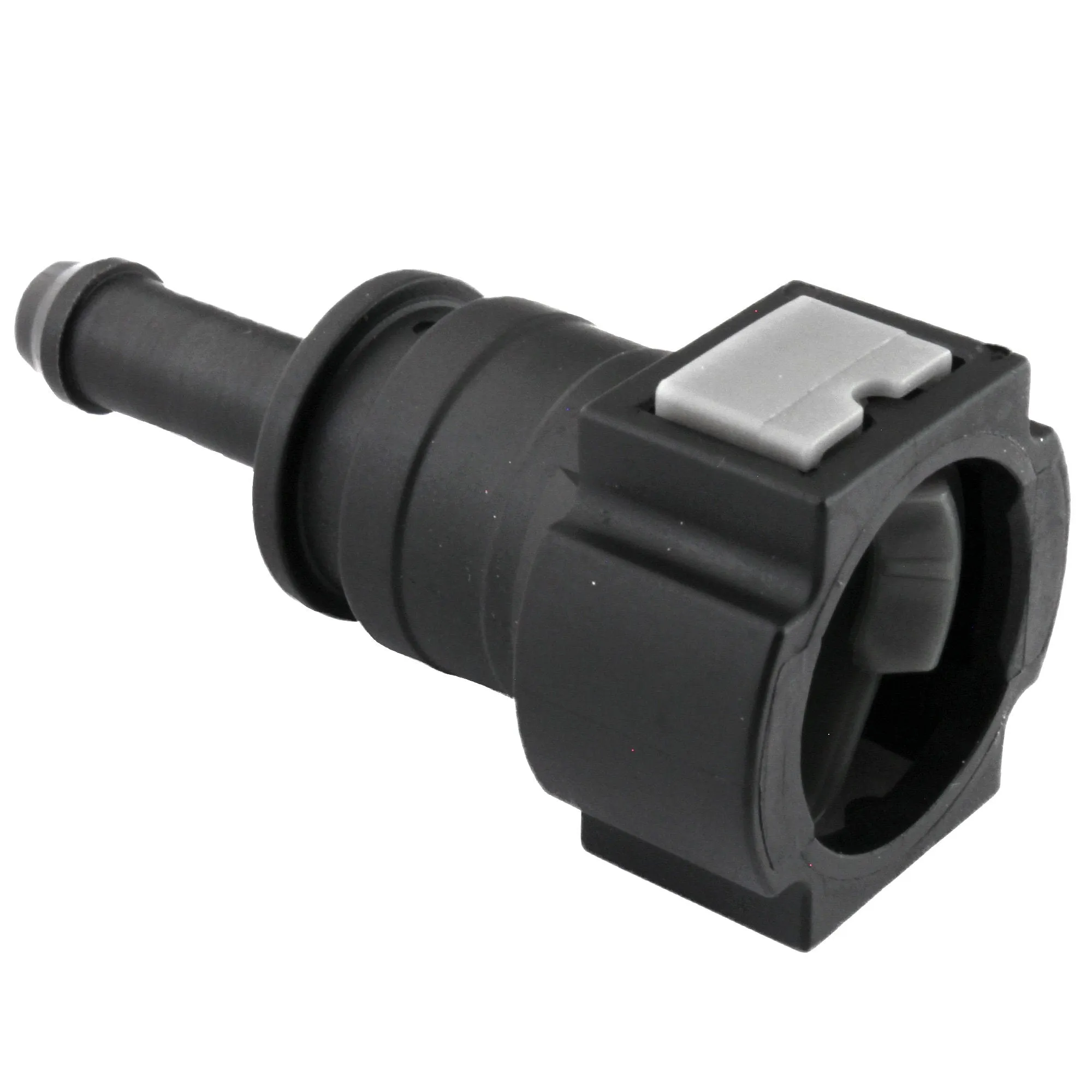 3/8" Steel to 5/16" Nylon Tubing | Straight Push-On | 2ct