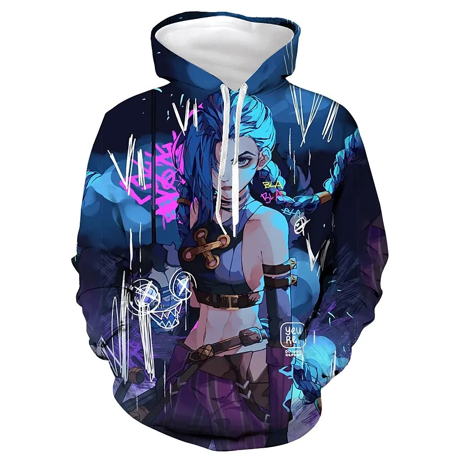 3D PRINT HOODIES WITH ANIME SERIES Print