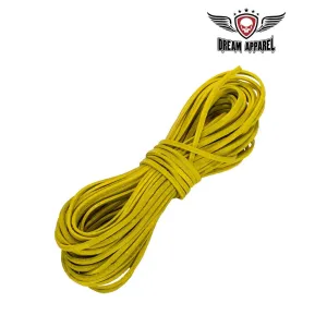 50 FT Leather Laces - Yellow