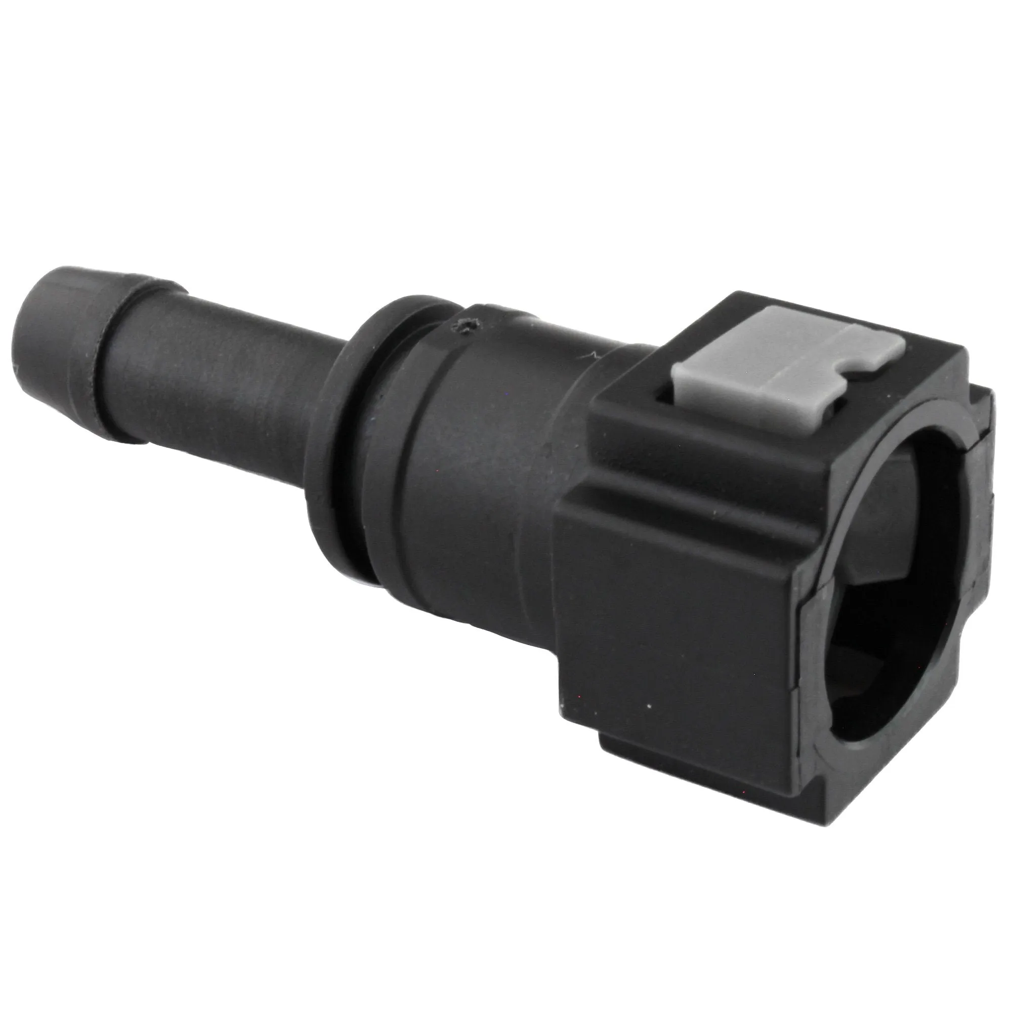 5/16" Steel to 3/8" Nylon Tubing | Straight Push-On | 2ct