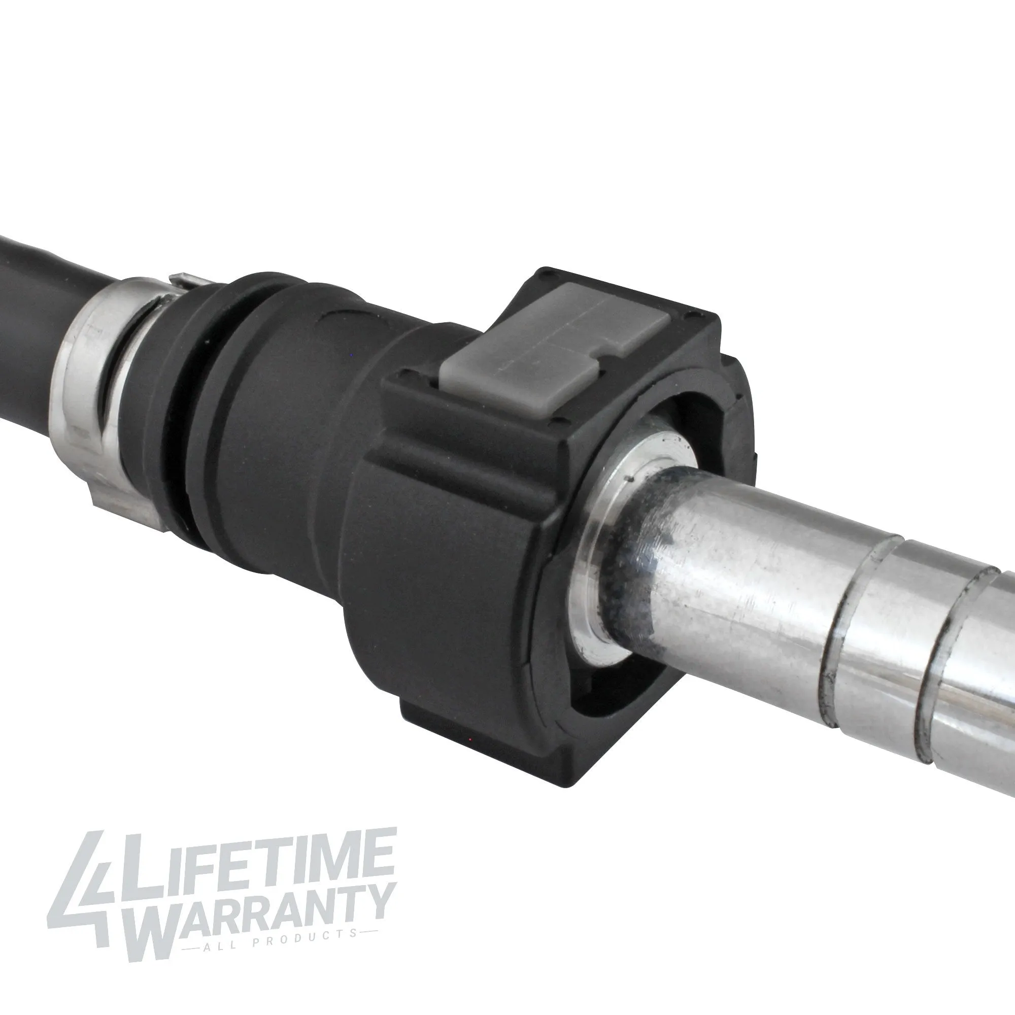 5/16" Steel to 3/8" Nylon Tubing | Straight Push-On | 2ct