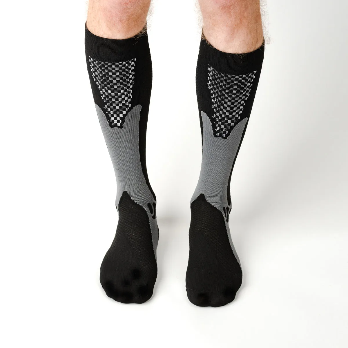 Active Black Compression Socks