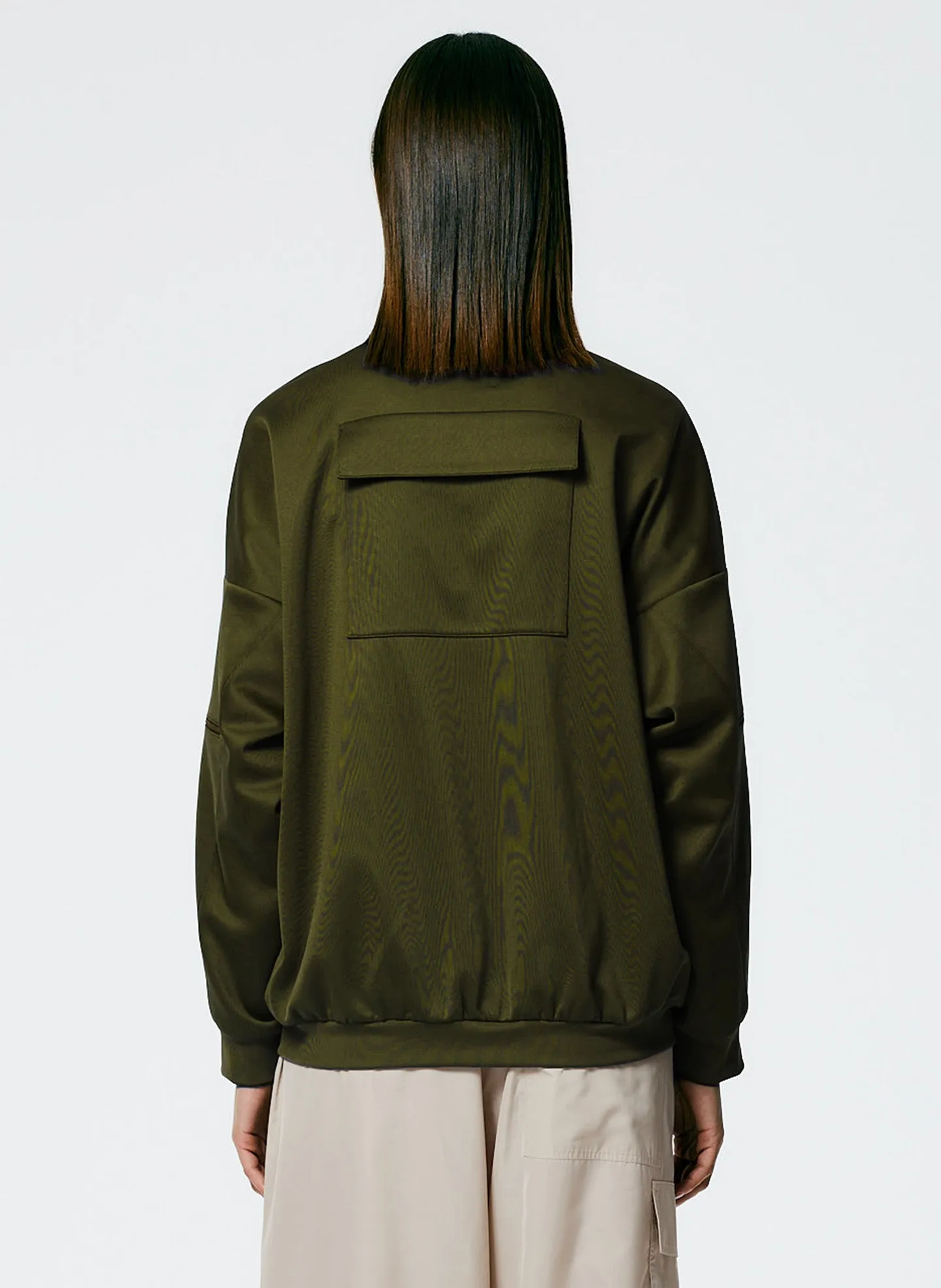 Active Knit Zipper Detailed Track Jacket