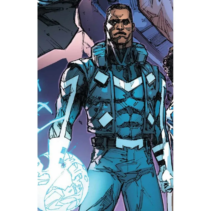 Adam Brashear Blue Marvel Jacket
