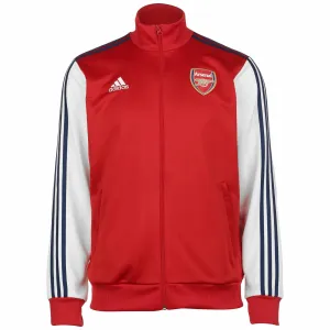 Adidas Men's Arsenal FC 3-Stripes Track Jacket - SCARLET
