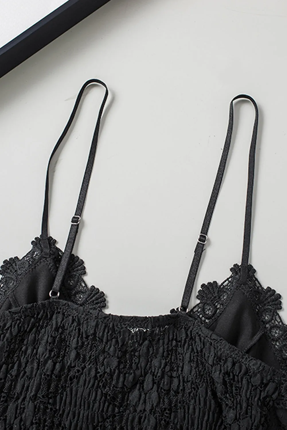 Allison V-Neck Lace Cropped Cami - 2 Colors