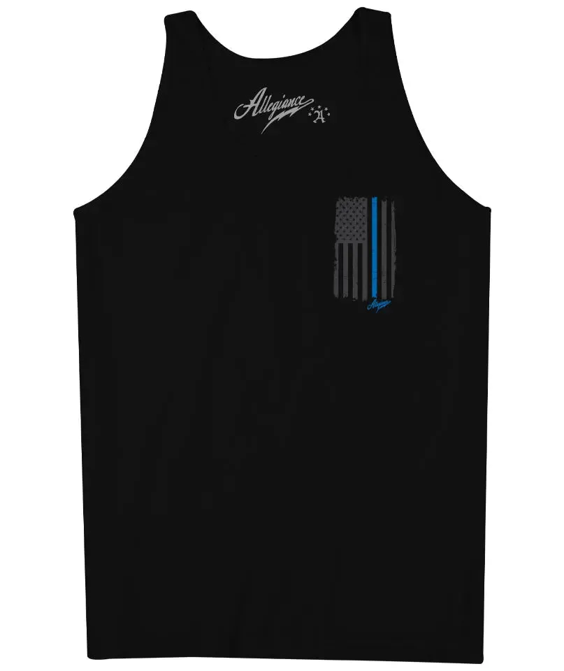 Back the Blue Back Hit Tank