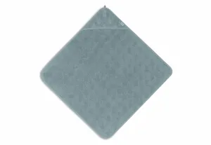 Bath Cape Terry 75x75cm Miffy Jacquard - Sea Green