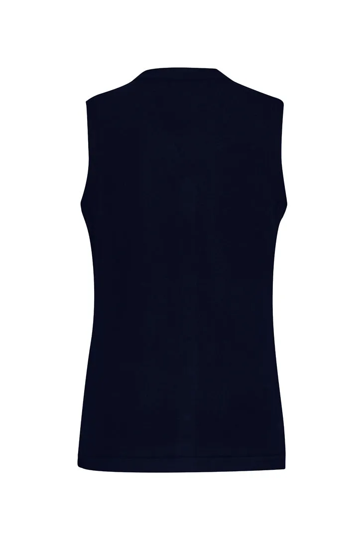 BIZCARE CK961LV BUTTON FRONT KNIT VEST