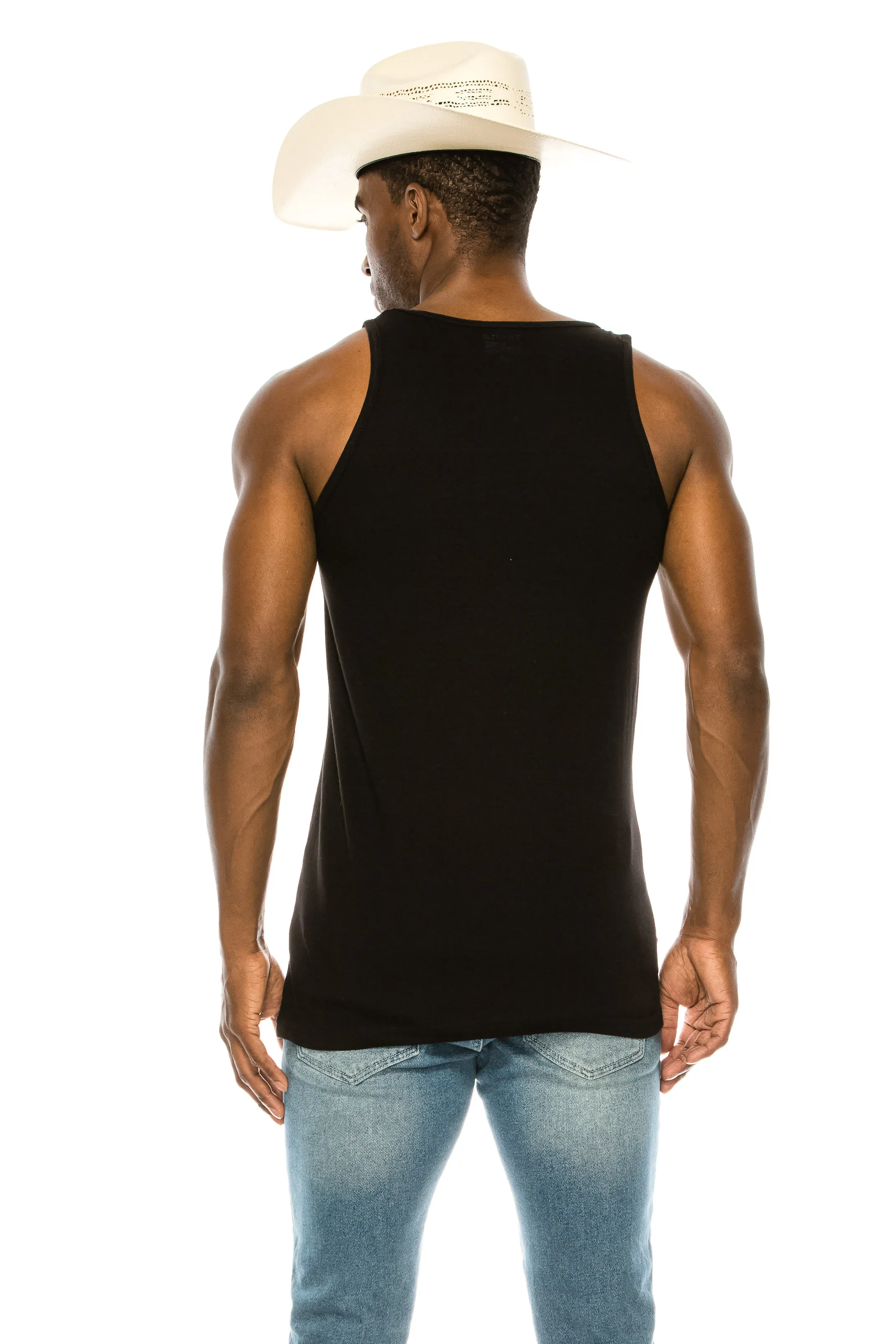 BLAME IT ON MY ROOTS MEN'S TANK