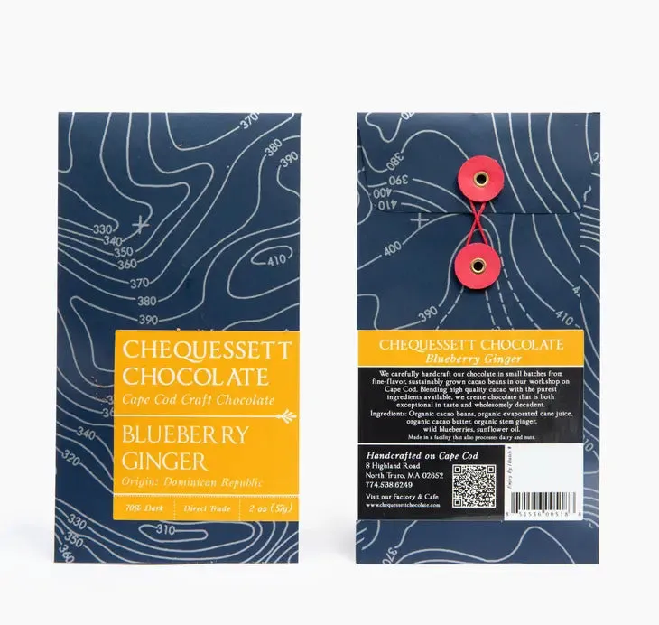 Blueberry Ginger Chocolate Bar