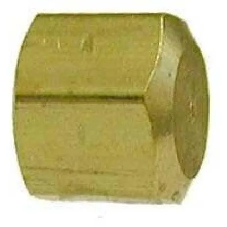 Brass Compression Hex Cap
