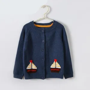 Cardigan with Boats or Sheeps
