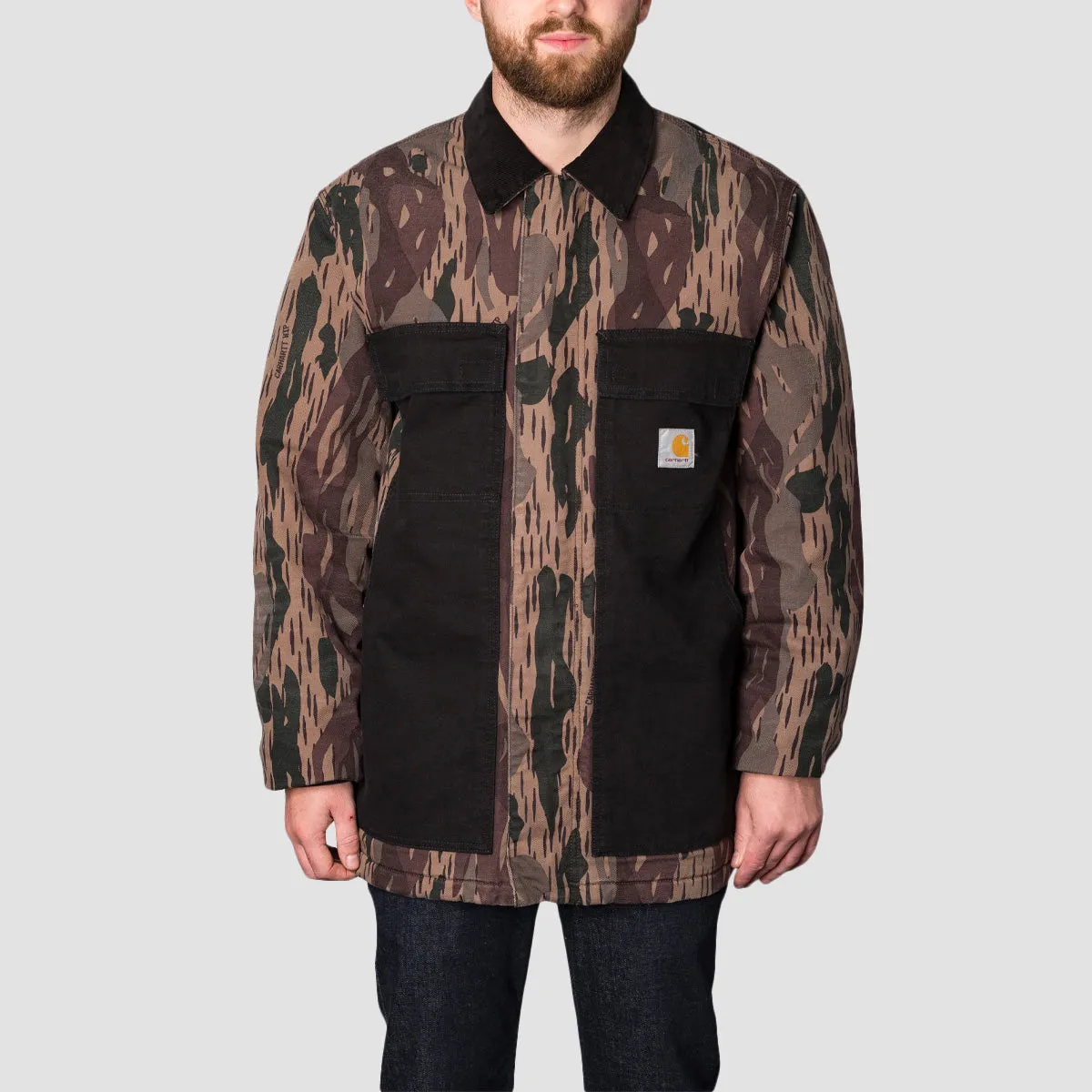 Carhartt WIP OG Arctic Coat Camo Unite/Black Aged Canvas