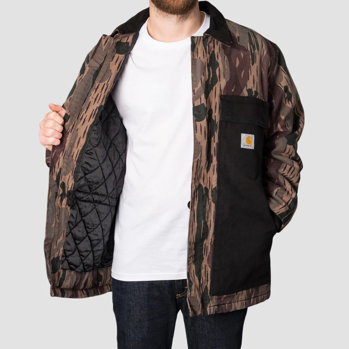 Carhartt WIP OG Arctic Coat Camo Unite/Black Aged Canvas