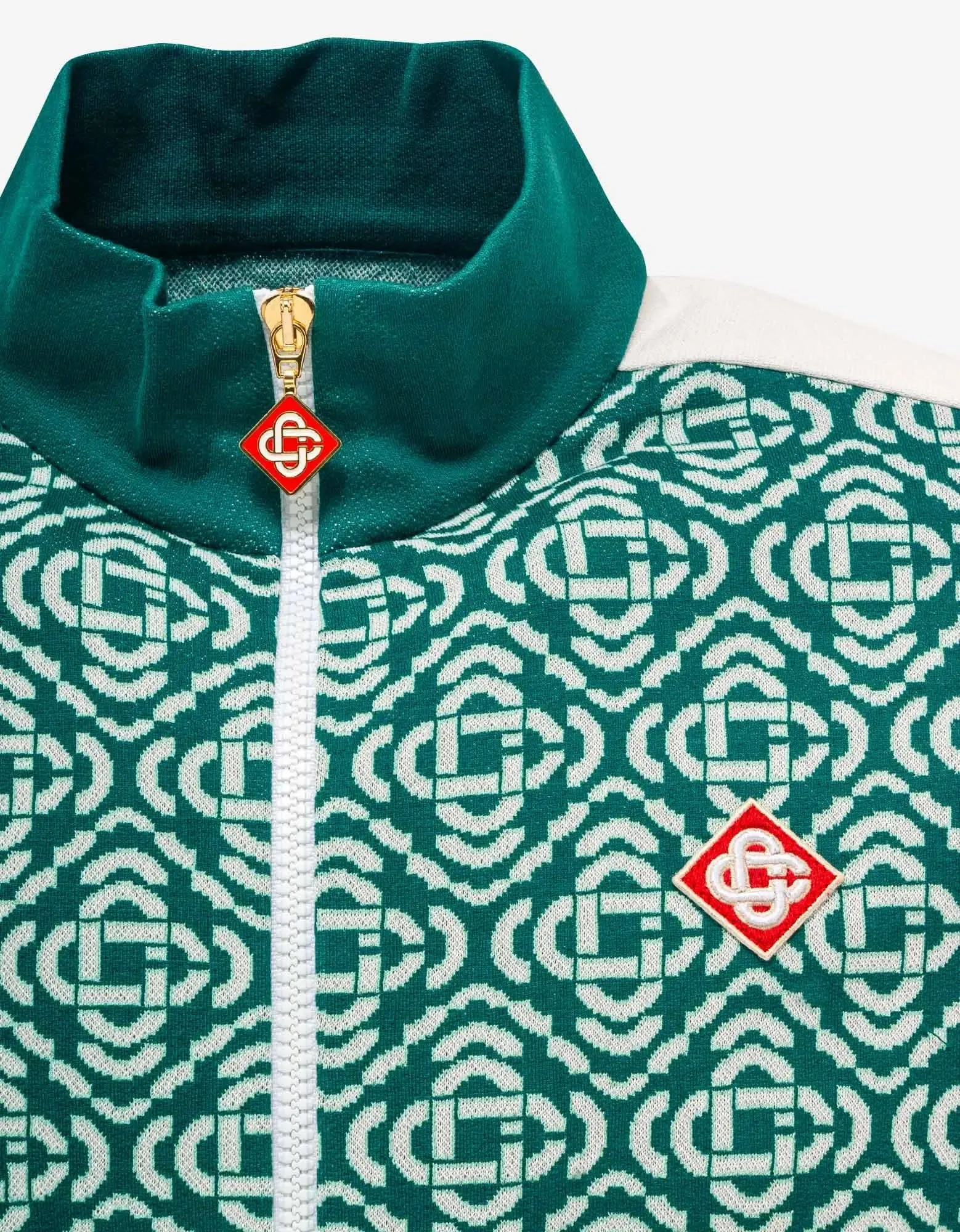 Casablanca Green Monogram Track Jacket