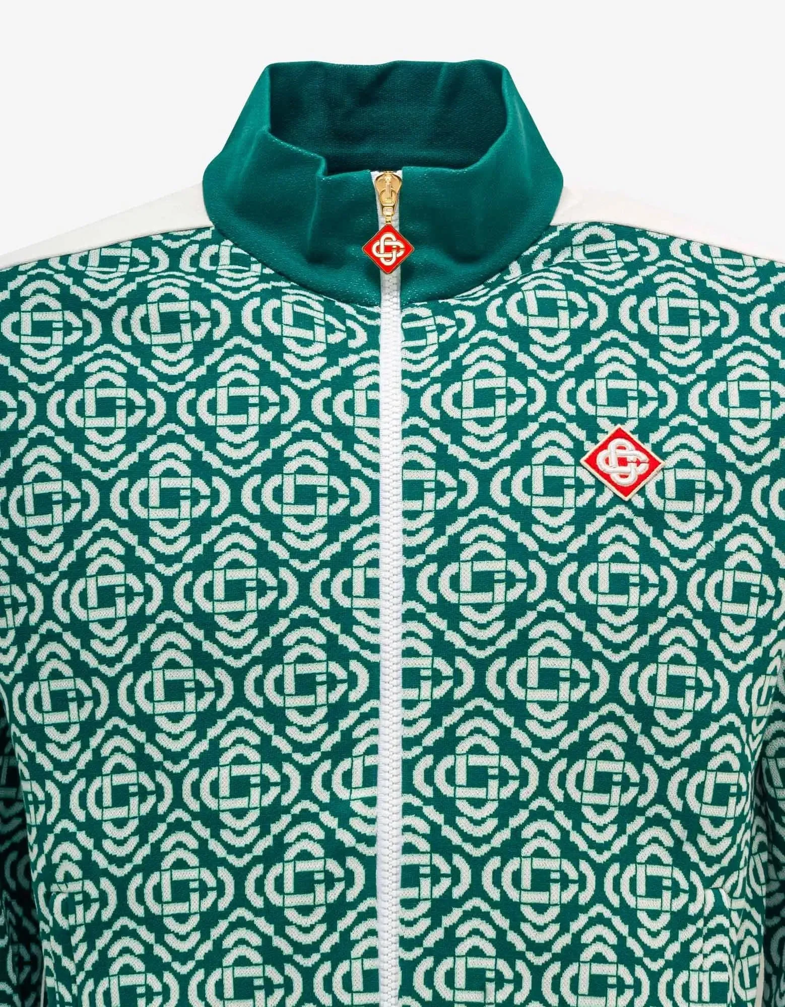 Casablanca Green Monogram Track Jacket