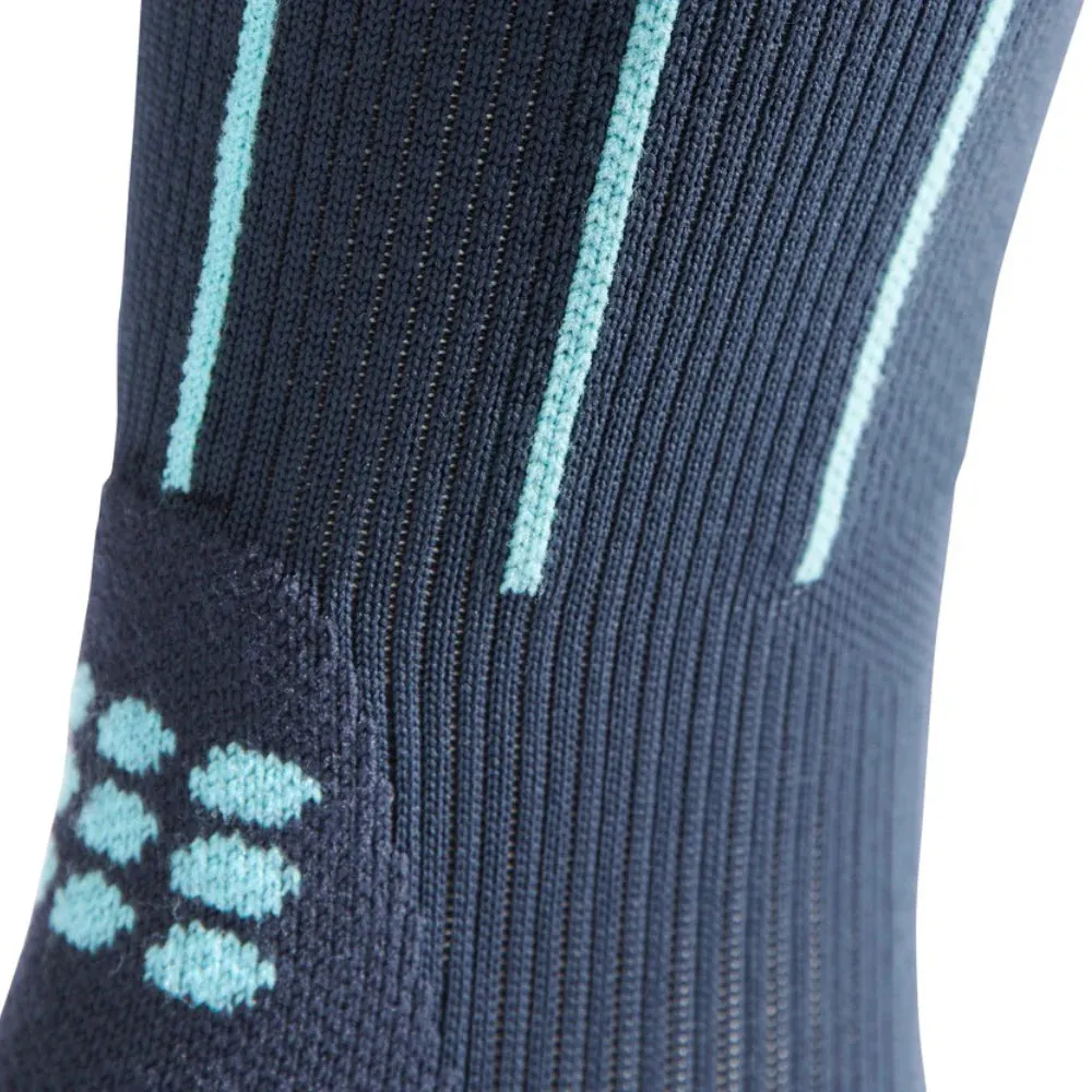 CEP | Pinstripe Mid Cut Compression Sock | Men's | Blue