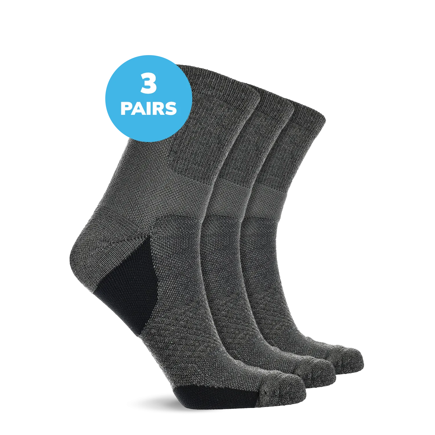 Compression Low Crew Socks (15-20 mmHg)