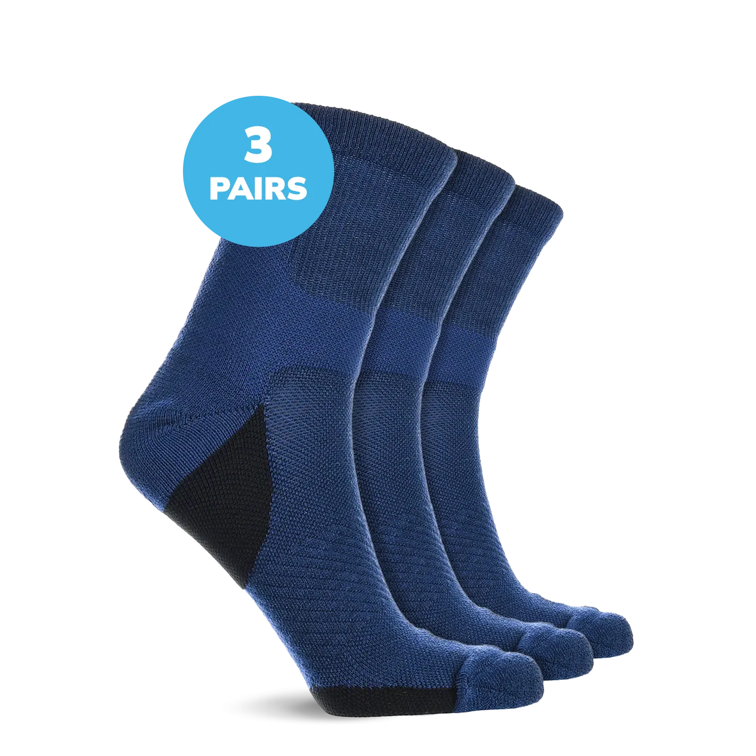 Compression Low Crew Socks (15-20 mmHg)