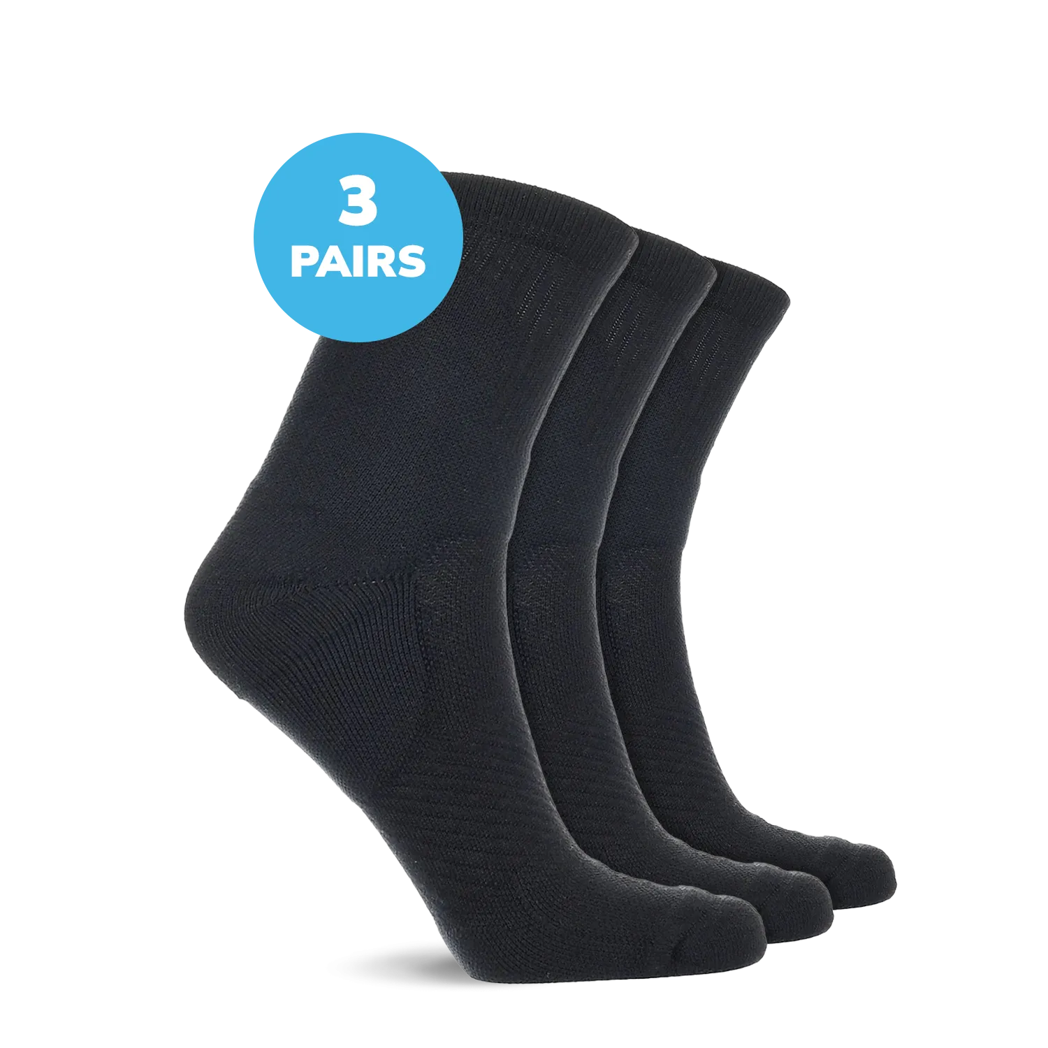 Compression Low Crew Socks (15-20 mmHg)
