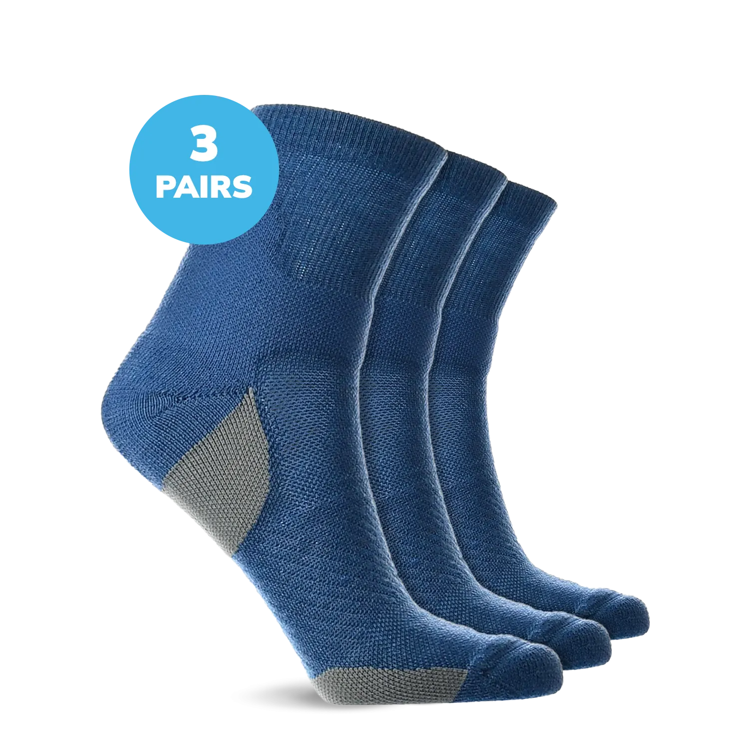Compression Low Crew Socks (15-20 mmHg)