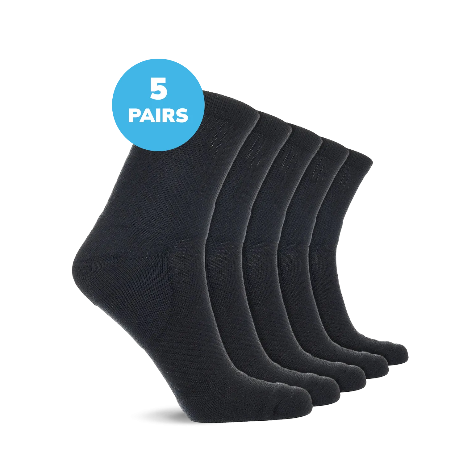 Compression Low Crew Socks (15-20 mmHg)
