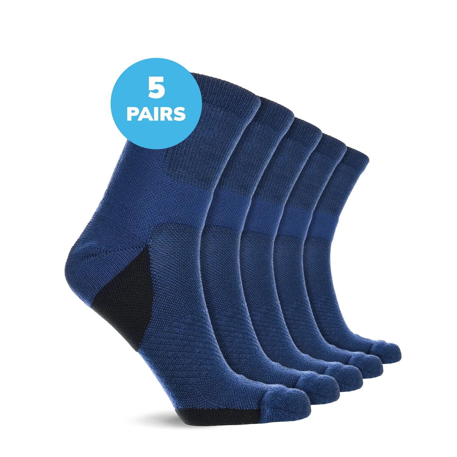 Compression Low Crew Socks (15-20 mmHg)