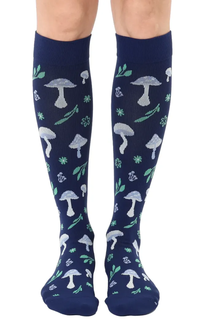 Compression Socks -Mushrooms