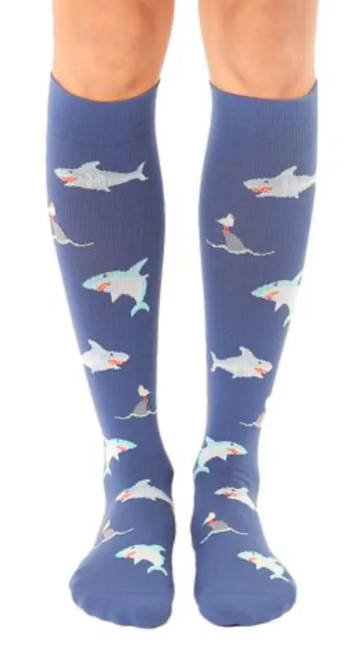 Compression Socks -Shark