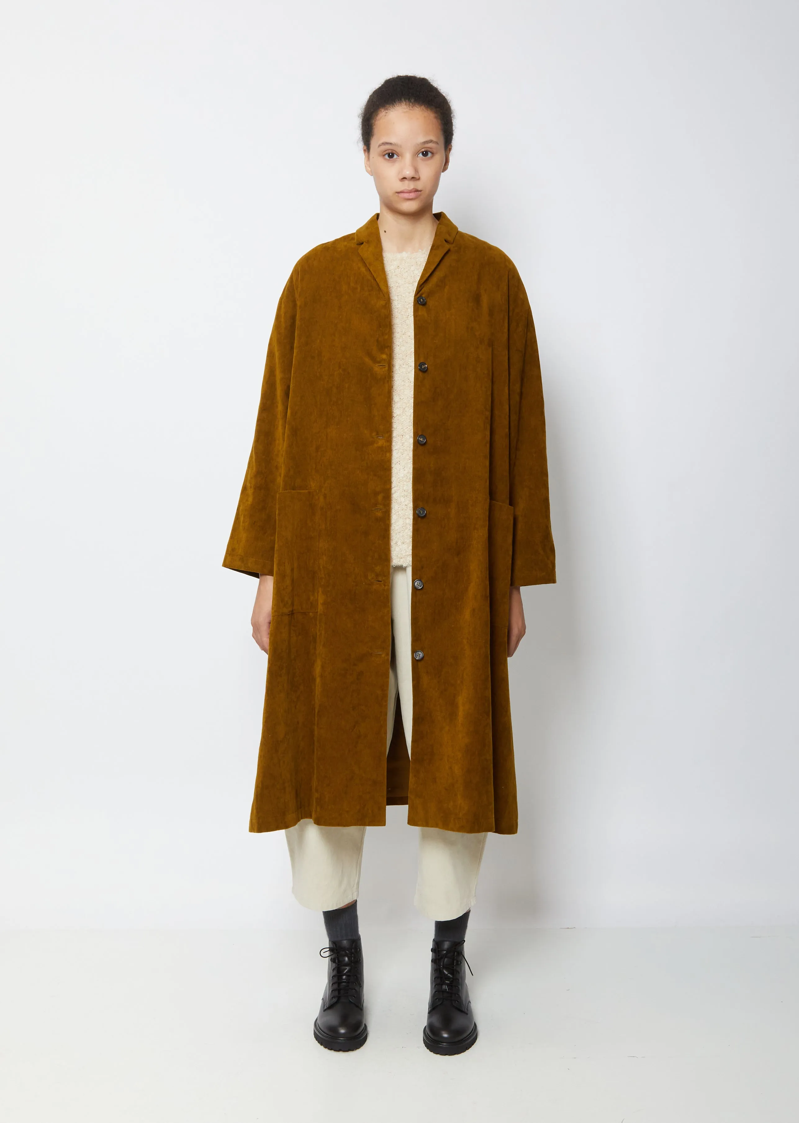 Corduroy Overcoat