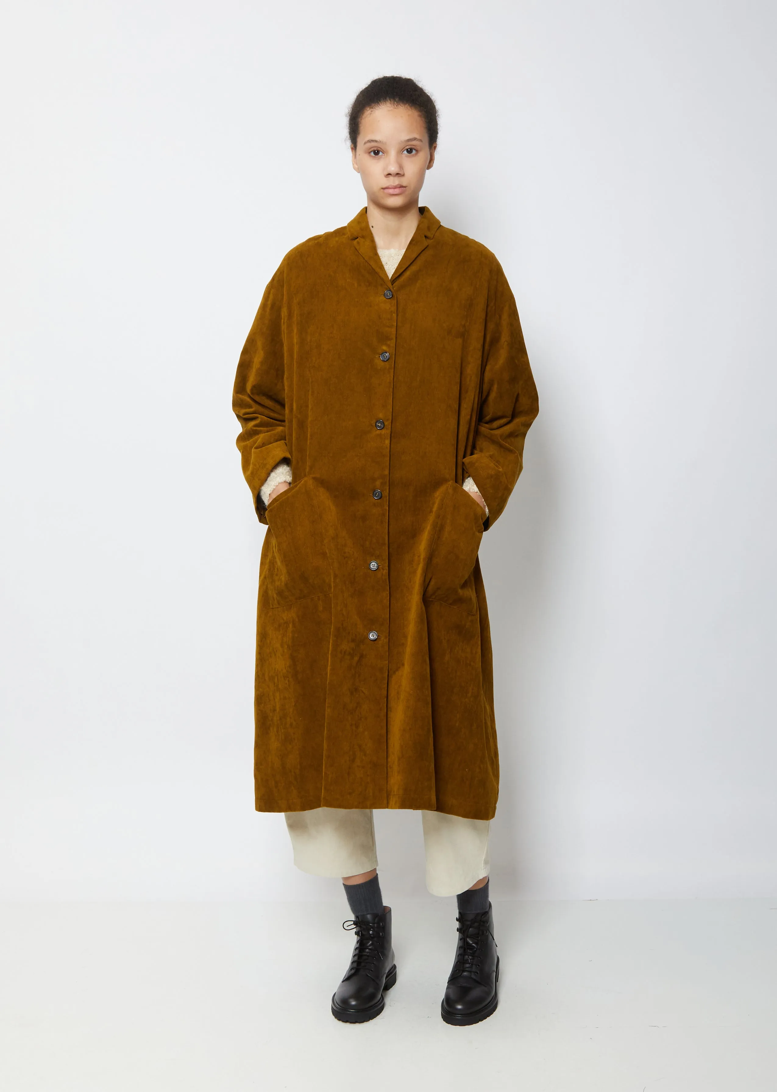 Corduroy Overcoat