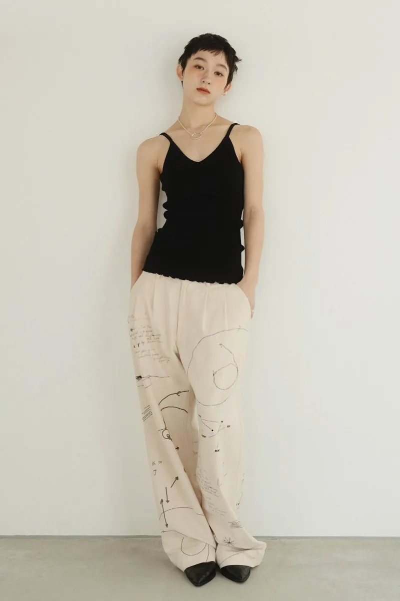 cup in vneck camisole/2color