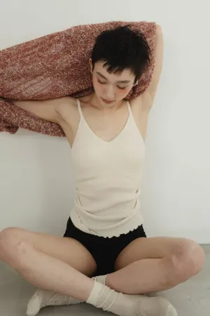 cup in vneck camisole/2color