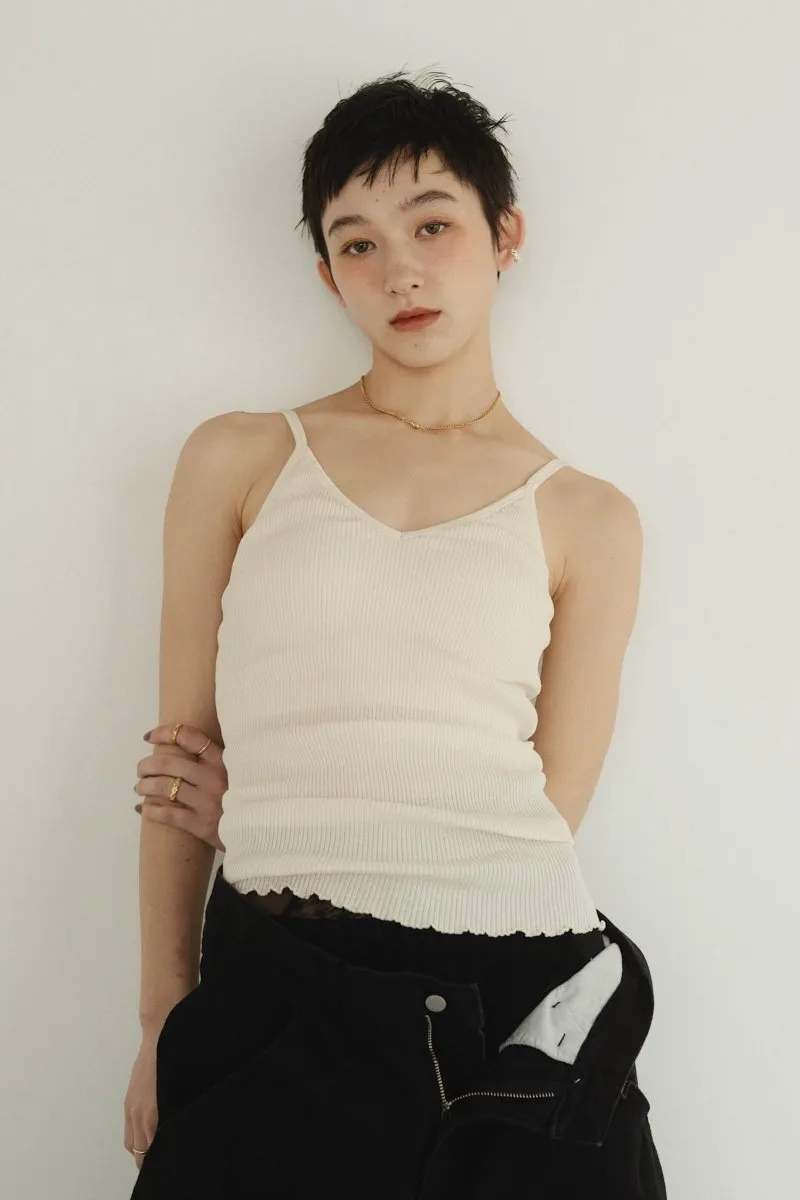 cup in vneck camisole/2color