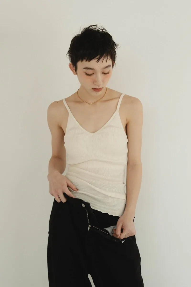 cup in vneck camisole/2color