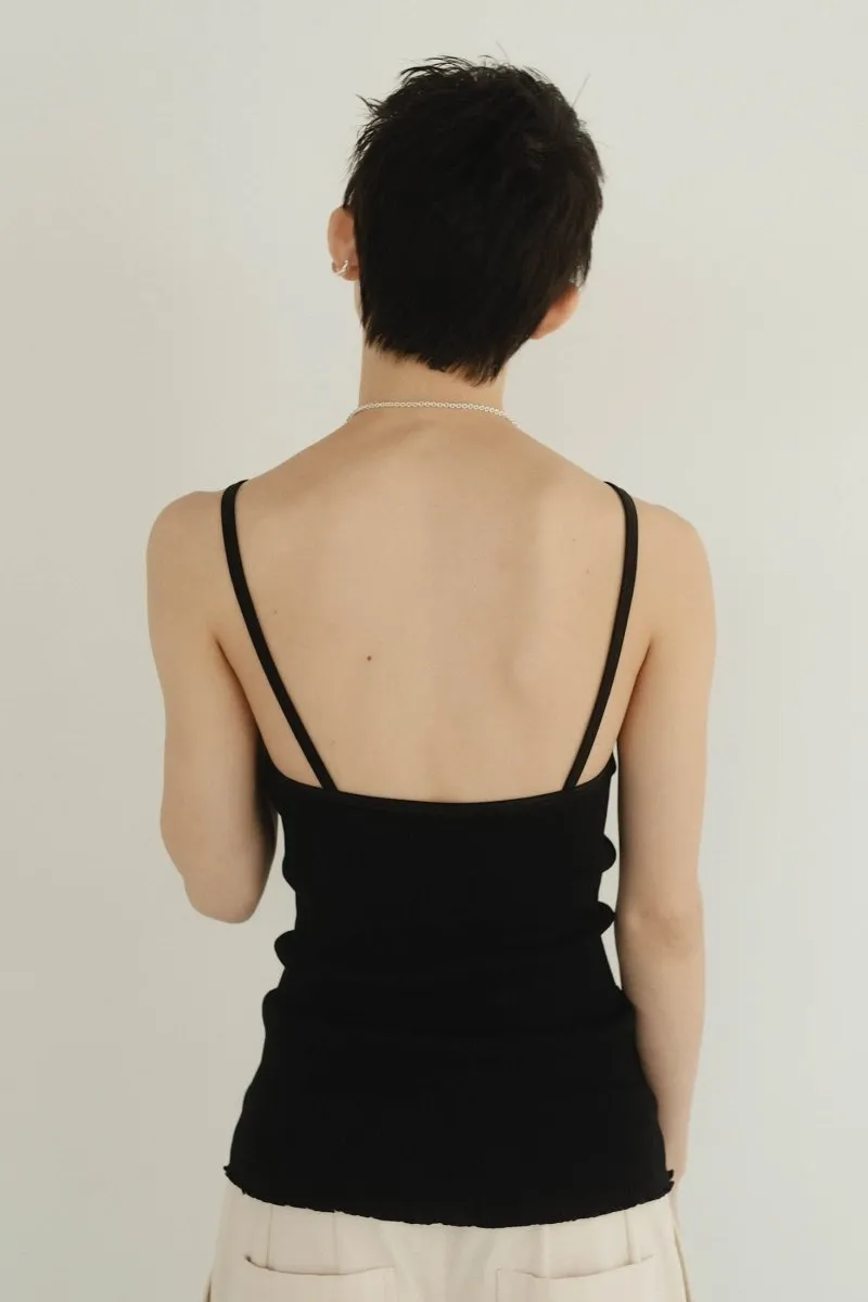 cup in vneck camisole/2color