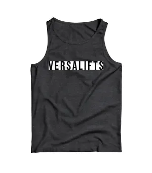 Dark Heather Grey VersaLifts™ squat city muscle tank