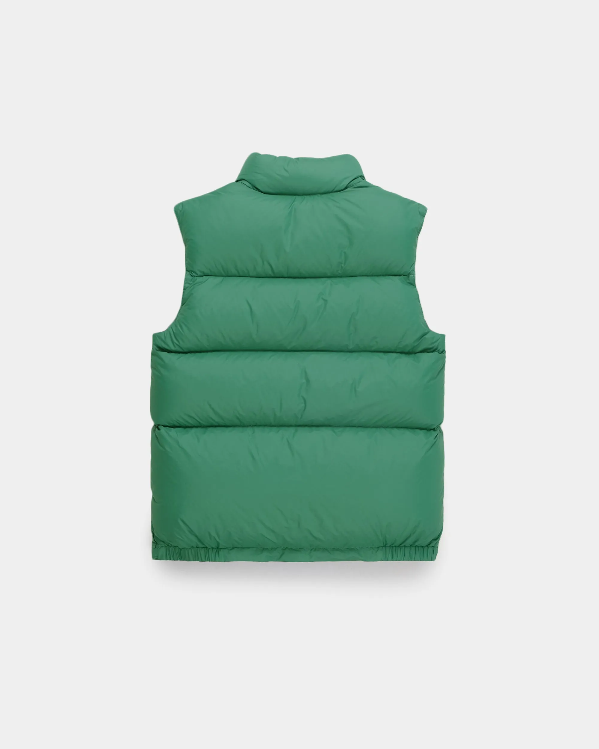 Down Italian Vest - Streakfree Nylon - Green (Final Sale)