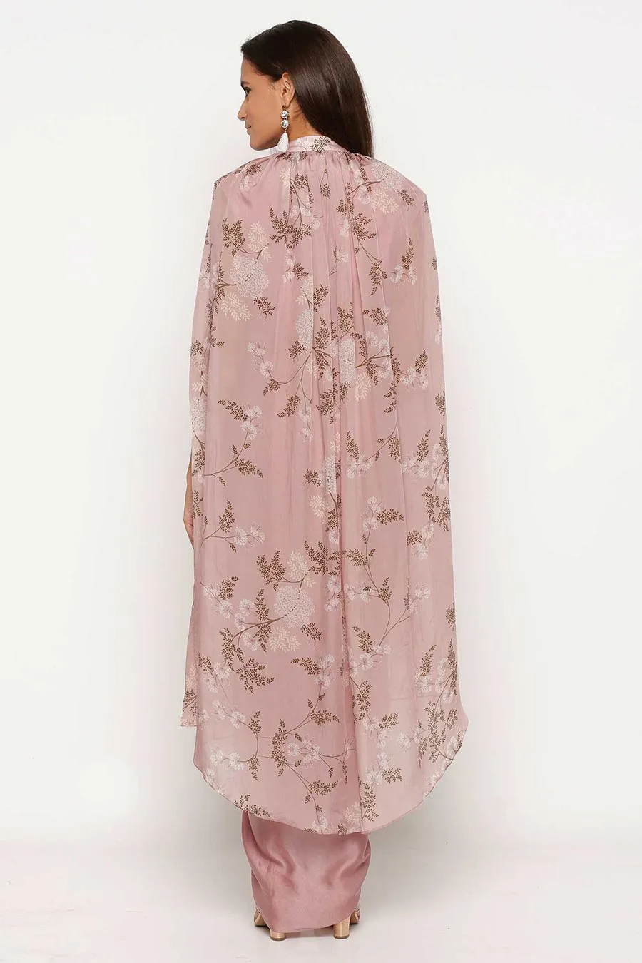Drape Dress & Cape Co-Ord Set